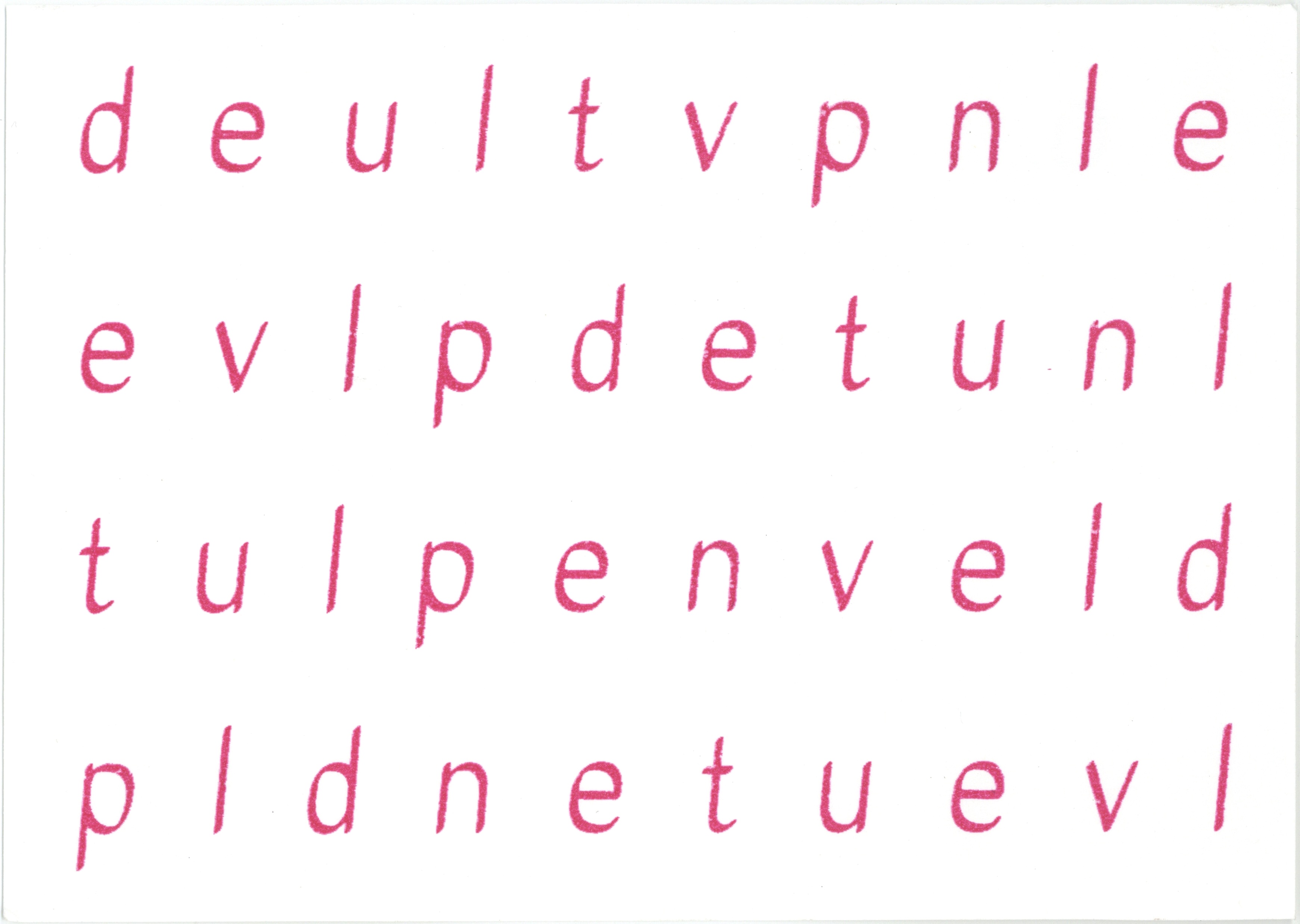 Tulpenveld postcard, 2025