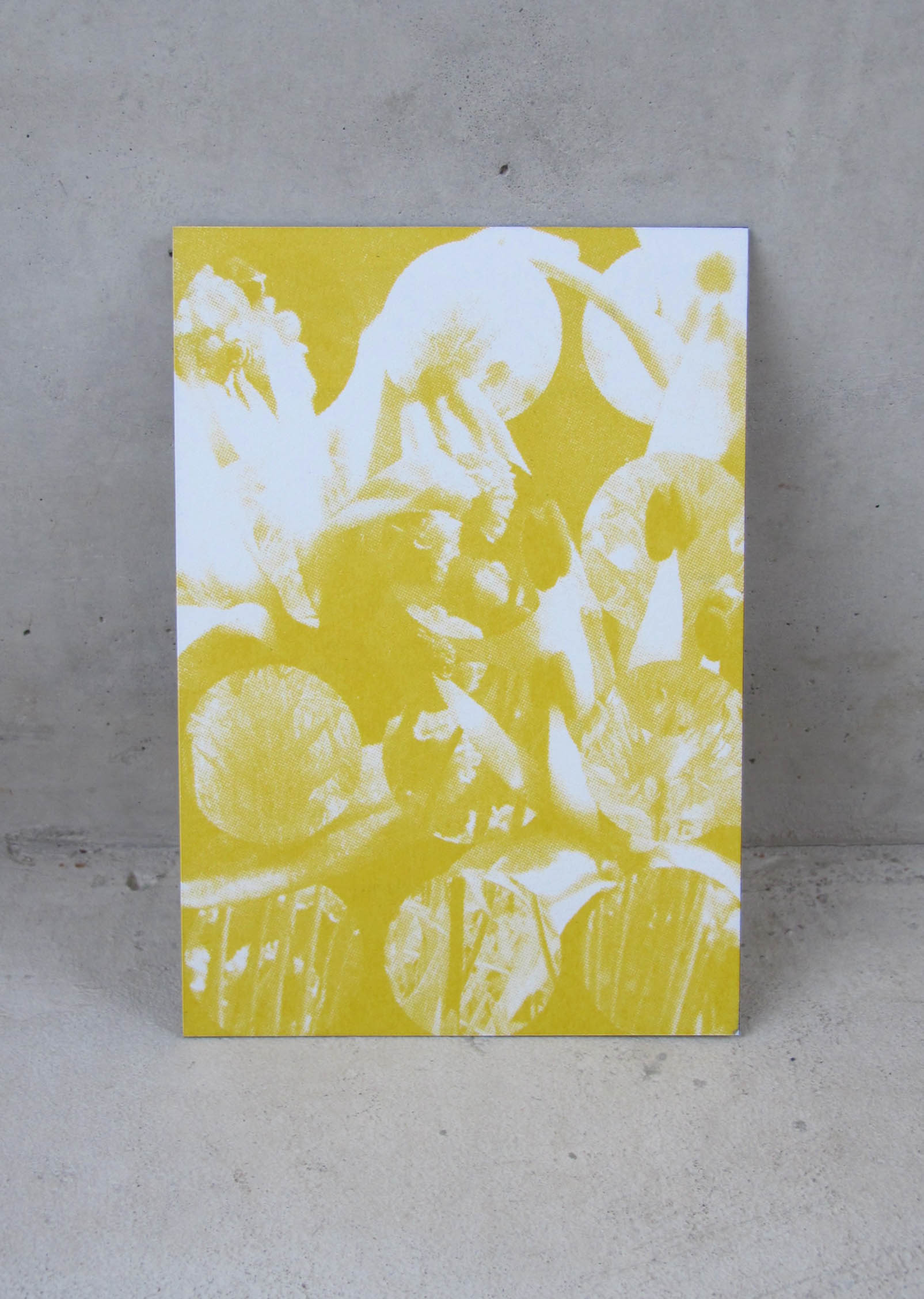 Screenprint invitation